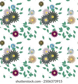 Fondo de la flor, patrón del ornamento, hoja sin fisuras, patrón de la flor, patrón de la hoja, patrones florales, patrones sin fisuras, Vector de la hoja, Formas de Vector, verano de fondo, fondo floral