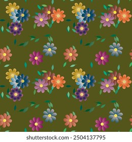 Fondo de la flor, patrón del ornamento, fondos del Vector, Vector de las hojas, silueta de la hoja, patrón inconsútil floral, Vector de los ornamentos, textura del fondo, fondo de la hoja, flores aisladas