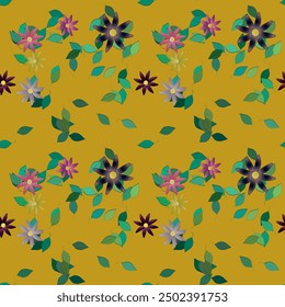 Fondo de la flor, Vector del ornamento, hoja sin fisuras, patrón inconsútil floral, Vector sin fisuras, Vector de las hojas, ramo de la flor, diseño del patrón, Vector de las flores, textura de la hoja, primavera de las flores