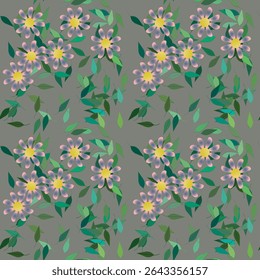 Flower background, ornamental pattern, vector pattern, flowers watercolor, flowers isolated, seamless vector, backgrounds nature, floral vector, seamless floral pattern, vector design