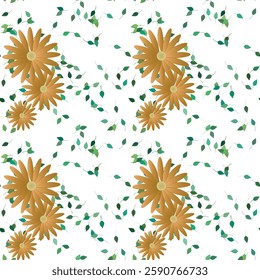 Flower background, pattern background, floral background, leaf silhouette, seamless vector, flower vector, ornament vector, abstract background, flowers spring, pattern flower