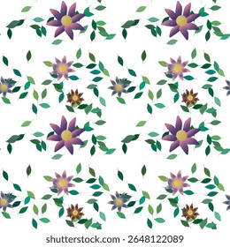 Flower background, background pattern, flowers isolated, seamless wallpaper, backgrounds nature, flowers spring, flowers pattern, leafs vector, vector design, seamless patterns