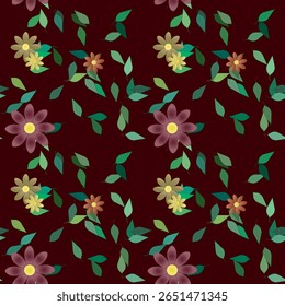Fundo da flor, plano de fundo do padrão, forma da folha, vetor da flor, vetor da folha, plano de fundo abstrato, padrão das folhas, isolado da folha, padrão floral sem costura, padrão da flor, vetor de fundo