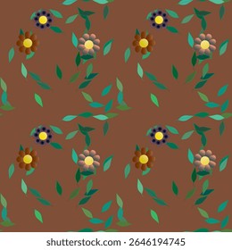 Fundo da flor, padrão da flor, padrão sem costura, vetor floral, vetor padrão, flores vetoriais, padrão de folhas, formas vetoriais, folha isolada, fundo de folha, buquê de flores