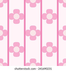 Flower Background. Pattern. Vector illustration