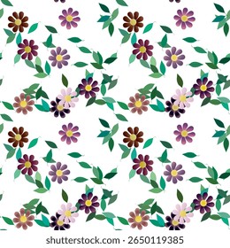 Flower background, pattern vector, seamless background, pattern flower, floral design, vector background, vector flowers, floral seamless pattern, vector shapes, leaf silhouette