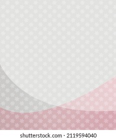 Flower background pattern, vector template