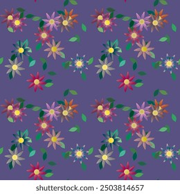 Fondo de flores, pétalos de fondo, ramo de flores, fondos de la naturaleza, patrón de Vector, patrón de fondo, Fondo de pantalla sin costuras, patrones de flores, diseño de patrón, Vectores de flores