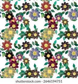 Flower background, petals pattern, leaf isolated, leaf silhouette, petals background, ornament pattern, background summer, vector pattern, leafs background, flowers spring, seamless floral pattern