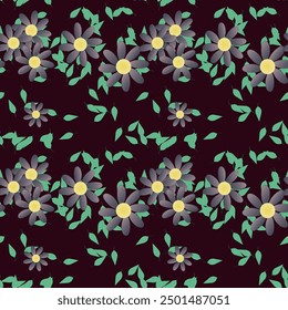 Flower background, petals pattern, ornamental pattern, pattern background, leaf shape, flowers bouquet, background design, vector abstract, leafs background, seamless pattern vector