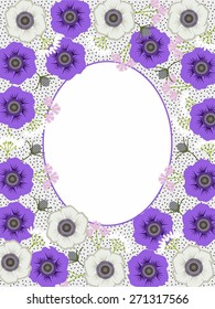 flower background with place for your text