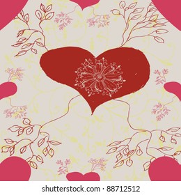 Flower background seamless