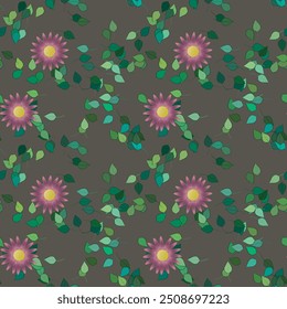 Fondo de flores, fondo sin fisuras, patrón de flores, Vector floral, textura de fondo, ornamentos de Vector, fondos de la naturaleza, patrones sin fisuras, textura sin fisuras, patrones florales