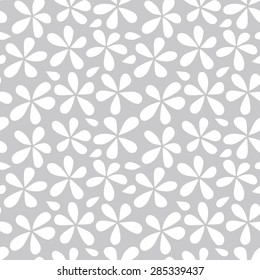 Flower background. Seamless pattern.Vector.