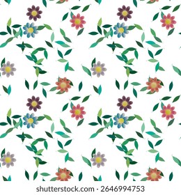 Flower background, seamless texture, vector flowers, flower bouquet, pattern flowers, vector pattern, flowers watercolor, floral design, vector design, vector background, ornamental pattern