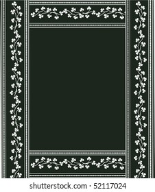Flower background with space for text, vector