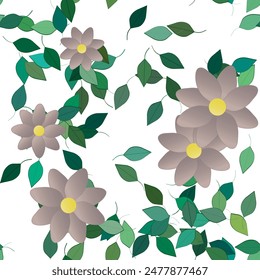 Fondo de la flor, fondo de verano, Vector de hojas, Fondo de pantalla sin costuras, silueta de la hoja, flores de patrón, Vector floral, forma de la hoja, abstracto del Vector, primavera de las flores, patrón de pétalos