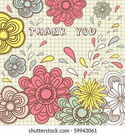 flower background with text