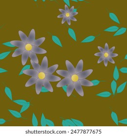 Fondo de la flor, textura de fondo, Vector de flores, diseño de Vector, patrones de flores, hojas aisladas, patrón floral sin costuras, patrón de pétalos, fondo abstracto,