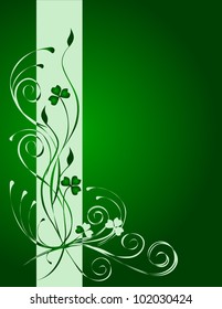 Flower background, vector