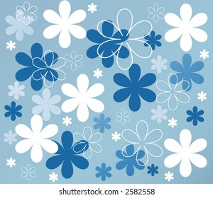 flower background vector