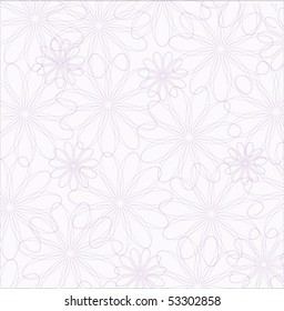 Flower background, vector