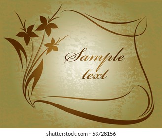 Flower background. Vector