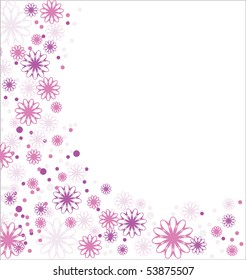 Flower background, vector