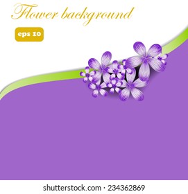 flower background. vector eps 10
