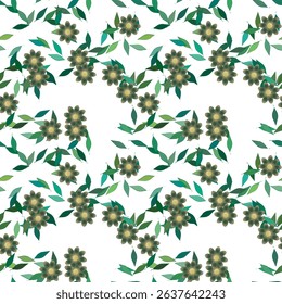 Flower background, vector flowers, leaf isolated, backgrounds nature, leaf texture, leaf shape, seamless pattern, abstract background, seamless wallpaper, background texture