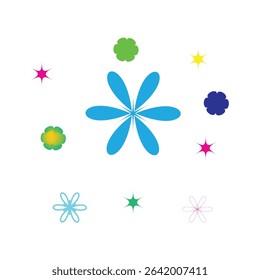 flower background vector illustration of ornamental plants that are very beautiful and aesthetic to display