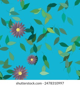 Flower background, vector background, leaf shape, floral pattern, seamless background, floral design, floral background, ornament pattern, pattern vector, flowers bouquet, floral seamless pattern