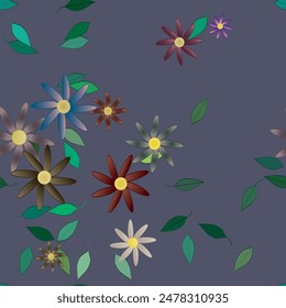 Fondo de la flor, patrón de Vector, patrón ornamental, hoja sin costuras, Vector de la hoja, Vector floral, flores de Vector, fondos de la naturaleza, ramo de flores, patrones florales, patrón de flores