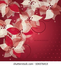 Flower Background. Wedding card. Invitation card.