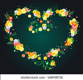 Flower Background_Loving flowers