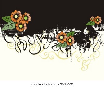 Flower Backgrounds Series. Check my portfolio for much more of this series as well as thousands of similar and other great vector items.