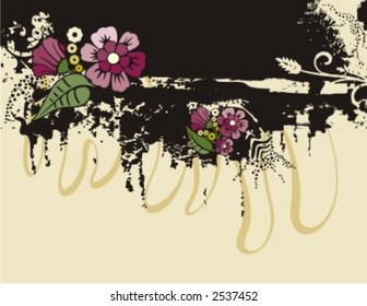 Flower Backgrounds Series. Check my portfolio for much more of this series as well as thousands of similar and other great vector items.