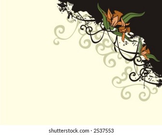 Flower Backgrounds Series. Check my portfolio for much more of this series as well as thousands of similar and other great vector items.