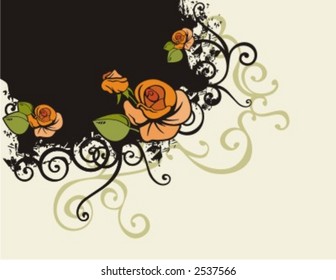 Flower Backgrounds Series. Check my portfolio for much more of this series as well as thousands of similar and other great vector items.