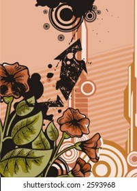 Flower Backgrounds Series. Check my portfolio for much more of this series as well as many more similar and other great vector items.