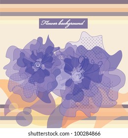 Flower backgrounds.Graphic decor symbol.