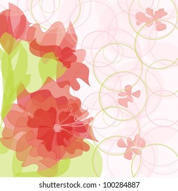 Flower backgrounds.Graphic decor symbol.