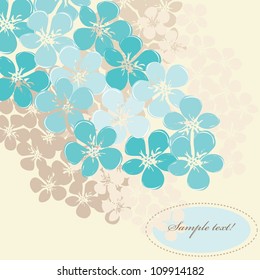 Flower backgrounds.Graphic decor symbol.