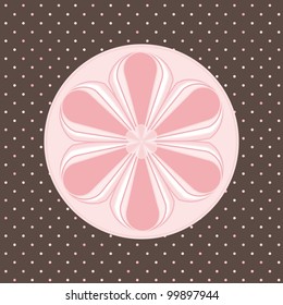Flower backgrounds.Graphic decor symbol.