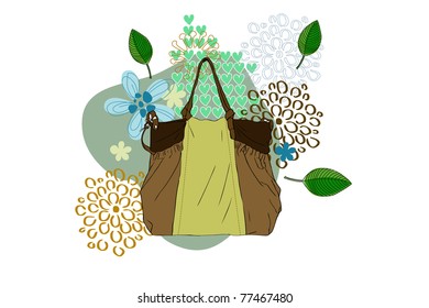 flower and bag