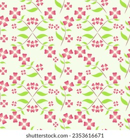 flower bail seamless repeating textile design pattern for clothing 