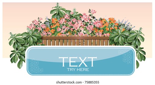 flower banner