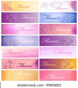 Flower banner