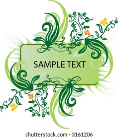 Flower Banner (Vector)