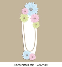 Flower banner. vector illustration